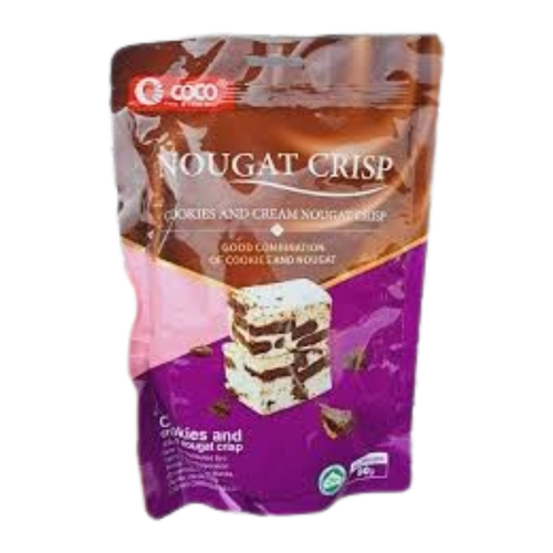Coco Cookies& Cream Nougat Crisp | 90g
