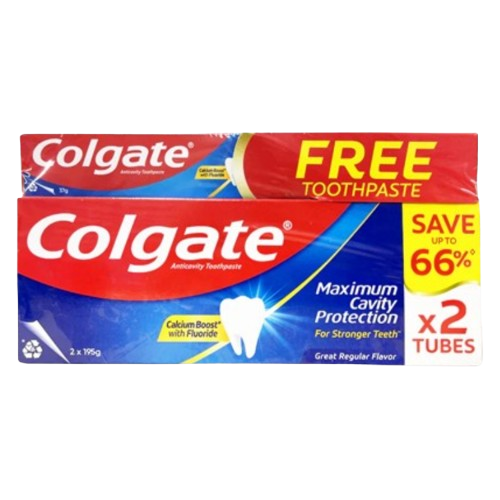 Colgate Toothpaste GRF  + Toothbrush | 195g 2pcs