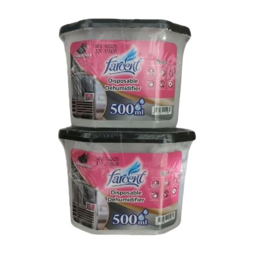 Farcent Dehumidifier Charcoal  | 500ml 2pcs